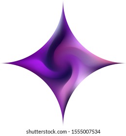 Diamond-shaped chromatic background. Trendy soft color rhombus. Simple backdrop in style of 90th, 80th. Violet effective modern screen design for brochure, calendar, cards or invitation.