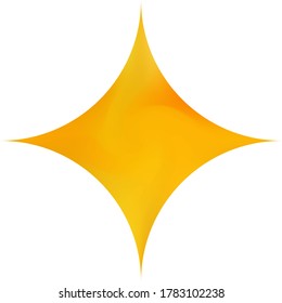 Diamond-shaped colored background. Trendy soft color rhombus. Neon backdrop in style of 90th, 80th. Orange eco fluid template for your poster, presentation, invitation, brochure or cards.