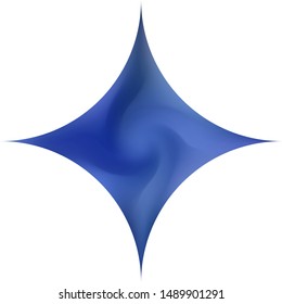 Diamond-shaped gradient background. Trendy soft color logo. Creative backdrop in style of 90th, 80th. Blue modern, natural cover for your creative projects and graphic design.