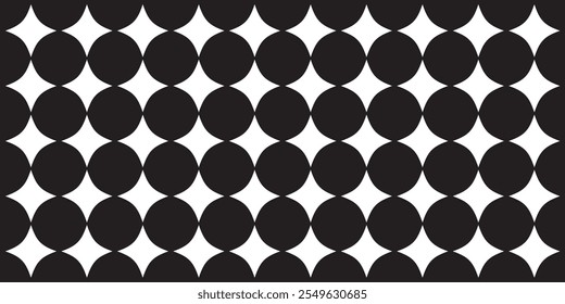 diamond-shaped Leather texture pattern vector on black white background