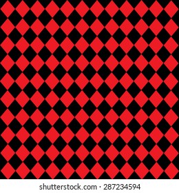 diamond-shaped Leather texture pattern vector on black red background