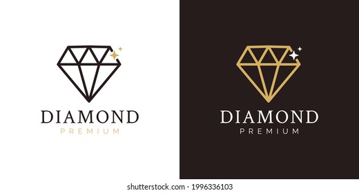 diamont luxury logo design concept	