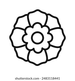 dianthus icon mark in filled style