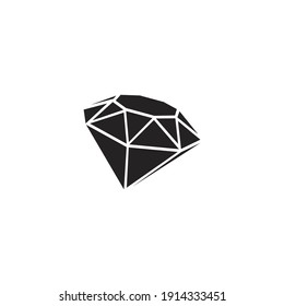 diaomond icon vector on a white background