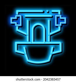 Diaper For Baby neon light sign vector. Glowing bright icon Diaper For Baby sign. transparent symbol illustration