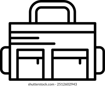 Símbolo de design de ícone de vetor de saco de fraldas