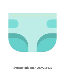 Illustration von zweifarbigem Flachclip