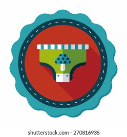 diaper flat icon with long shadow,eps10