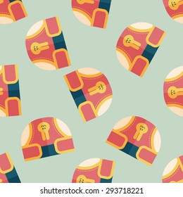 diaper flat icon,EPS 10 seamless pattern background