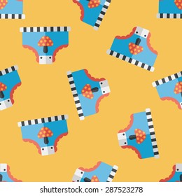diaper flat icon,eps10 seamless pattern background