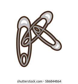 diaper hook healthy symbol vector illustration eps 10
