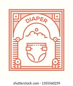DIAPER ICON CONCEPT