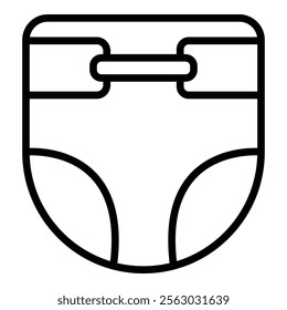 Diaper Icon Element For Design