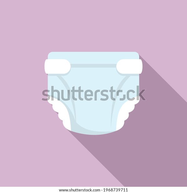 Diaper icon. Flat illustration of Diaper vector\
icon for web design