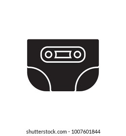 diaper icon glyph