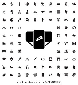 diaper icon illustration isolated vector sign symbol