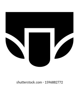 diaper icon isolated sign symbol vector illustration - high quality black style vector icons
