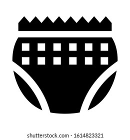 diaper icon isolated sign symbol vector illustration - high quality black style vector icons
