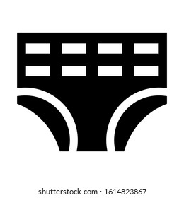 diaper icon isolated sign symbol vector illustration - high quality black style vector icons
