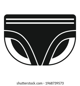 Diaper icon. Simple illustration of Diaper vector icon for web design isolated on white background