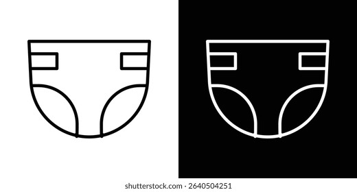 diaper icon symbol concept for graphic design, Website, UI. EPS