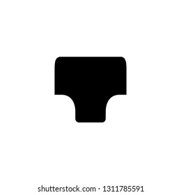 diaper icon vector