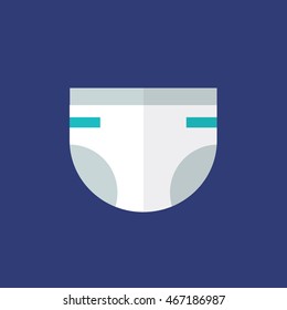 diaper icon. vector illustration