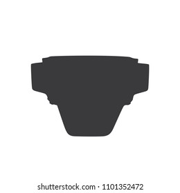 Diaper icon, vector illustration design. Baby collection.