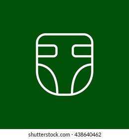 diaper line icon