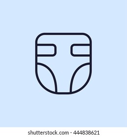 diaper line icon