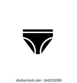 Panties Icon Flat Design Womans Underwear Stock Vector (Royalty Free ...