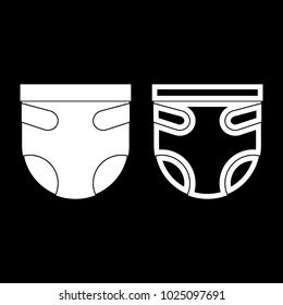 Diaper or nappy icon