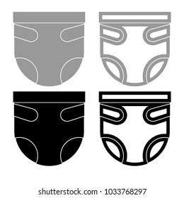 Diaper or nappy icon