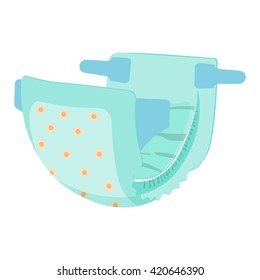 Diaper Nappy Vector Illustration Isolated On A White Background