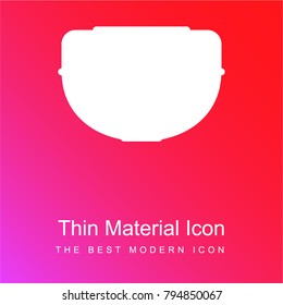 Diaper red and pink gradient material white icon minimal design