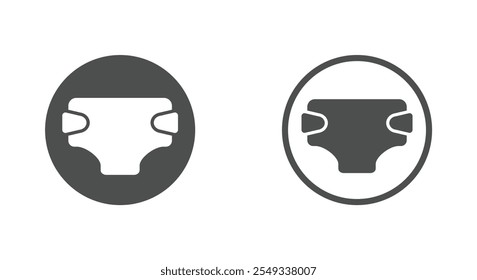 Diaper vector icons. Diaper vector icon design