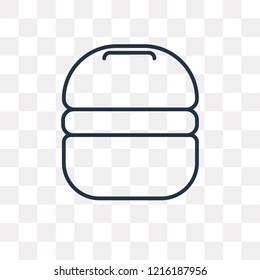 Diaper vector outline icon isolated on transparent background, high quality linear Diaper transparency concept can be used web and mobile