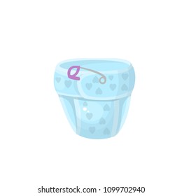 diapers, panties for children, vector