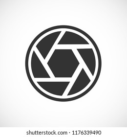 diaphragm vector icon 10 eps