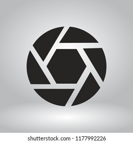 diaphragm vector icon 10 eps