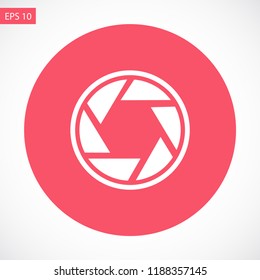 diaphragm vector icon 10 eps