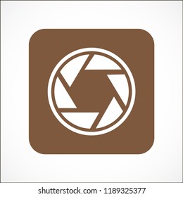 diaphragm vector icon 10 eps