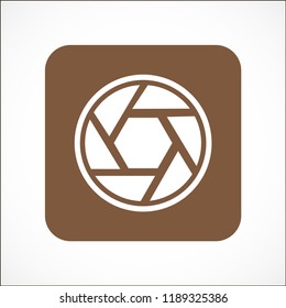 diaphragm vector icon 10 eps