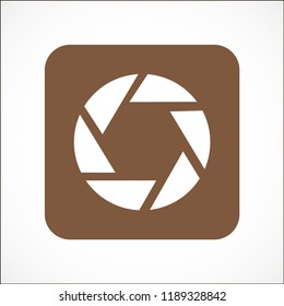 diaphragm vector icon 10 eps
