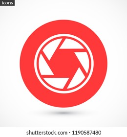 diaphragm vector icon 10 eps