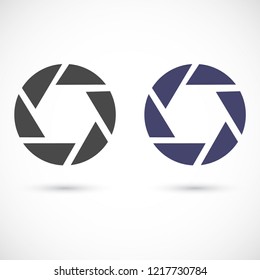 diaphragm vector icon 10 eps