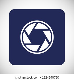 diaphragm vector icon 10 eps