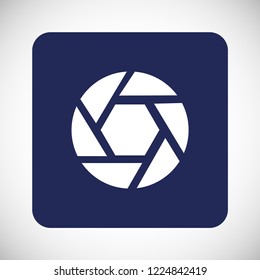 diaphragm vector icon 10 eps