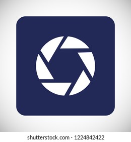 diaphragm vector icon 10 eps