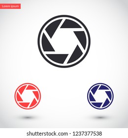 diaphragm vector icon 10 eps